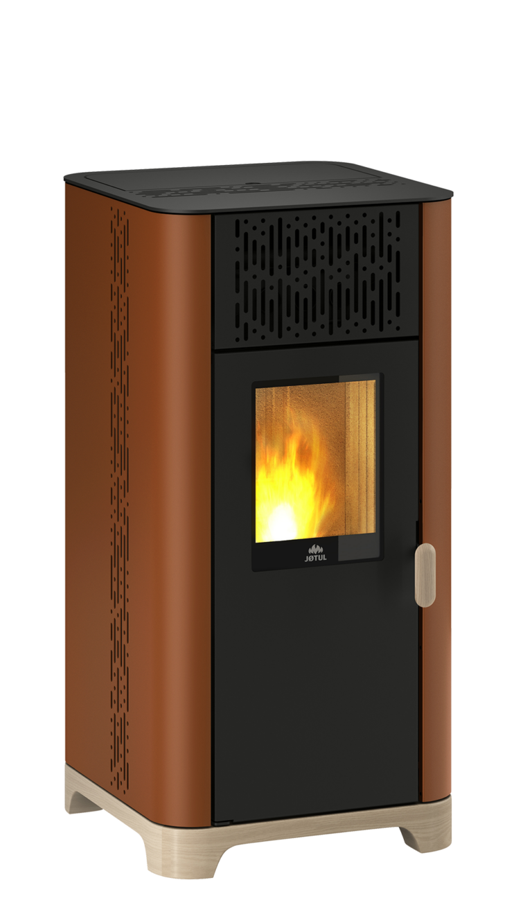 JØTUL PF 733_Acier Corten_Avec Flamme_Naked_Web