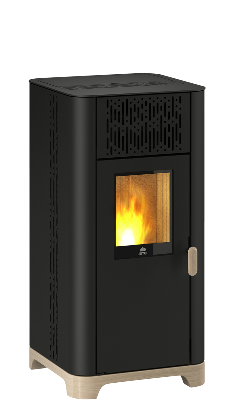 JØTUL PF 733_Acier Peint Noir_Avec Flamme_Naked_Web – Kopi