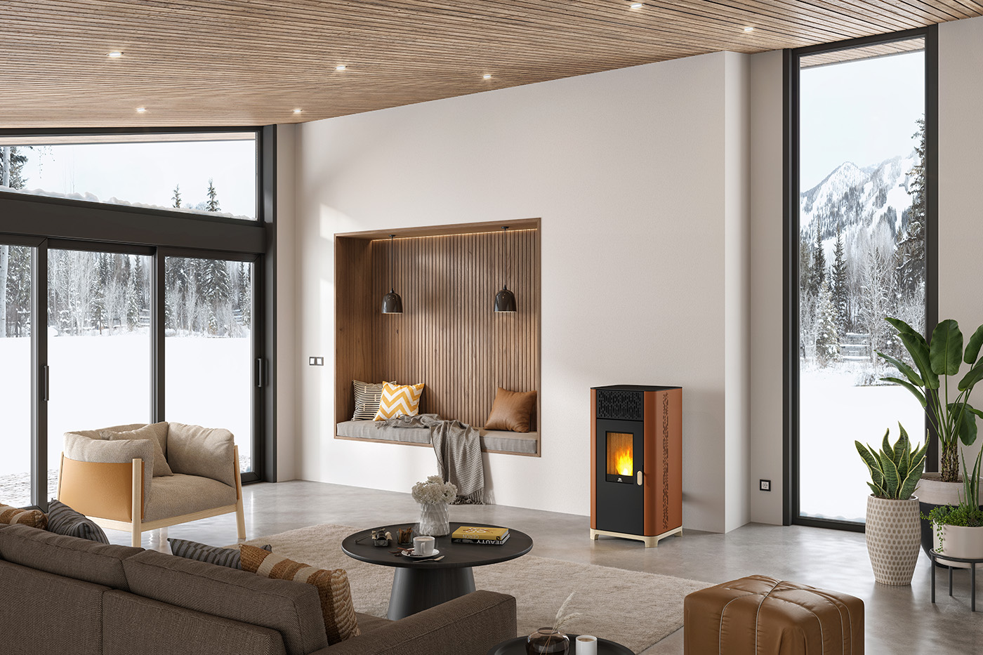 Jøtul PF 734 corten NYHED - Billede 2